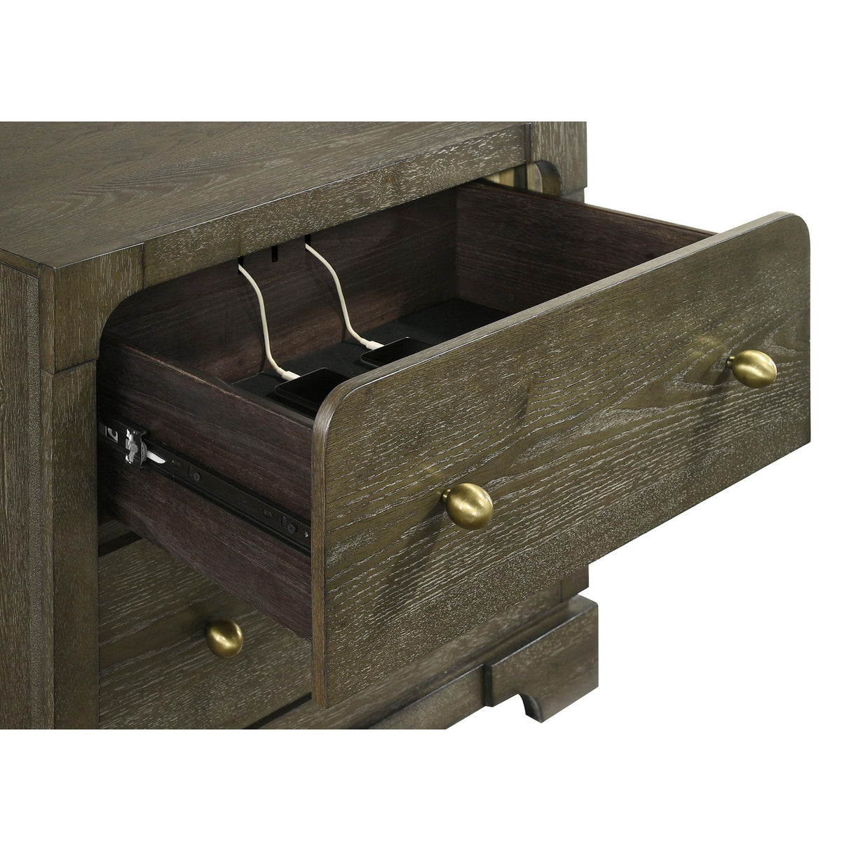  Coaster Furniture Gran Park 224932 2-Drawer Nightstand Bedside Table - Dark Cocoa IMAGE 12