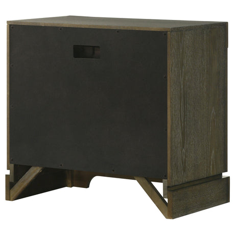  Coaster Furniture Gran Park 224932 2-Drawer Nightstand Bedside Table - Dark Cocoa IMAGE 8