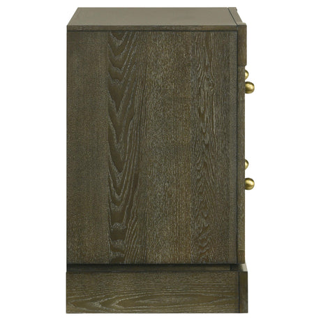  Coaster Furniture Gran Park 224932 2-Drawer Nightstand Bedside Table - Dark Cocoa IMAGE 9