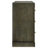  Coaster Furniture Gran Park 224933 6-Drawer Dresser Cabinet - Dark Cocoa IMAGE 9