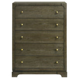  Coaster Furniture Gran Park 224935 5-Drawer Bedroom Chest of Drawers - Dark Cocoa IMAGE 3