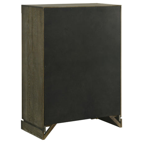  Coaster Furniture Gran Park 224935 5-Drawer Bedroom Chest of Drawers - Dark Cocoa IMAGE 6