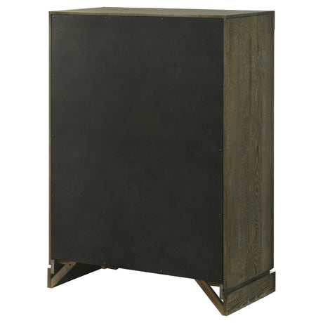  Coaster Furniture Gran Park 224935 5-Drawer Bedroom Chest of Drawers - Dark Cocoa IMAGE 8