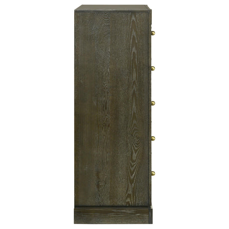 Coaster Furniture Gran Park 224935 5-Drawer Bedroom Chest of Drawers - Dark Cocoa IMAGE 9