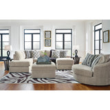  Benchcraft Calnita 20502U1 Oversized Swivel Chair and Ottoman IMAGE 6