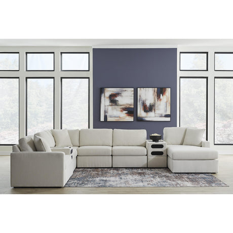  Signature Design by Ashley Modmax 92103S48 8 pc Sectional with Chaise and Audio Consoles IMAGE 2