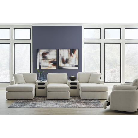  Signature Design by Ashley Modmax 92103S49 5 pc Double Chaise with Audio Consoles IMAGE 4