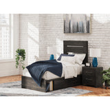  Signature Design by Ashley Hollivern PCB2108B17 Twin Panel Storage Bed IMAGE 7