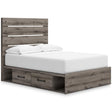  Signature Design by Ashley Graystorm PCB2405B16 Full Panel Storage Bed IMAGE 1