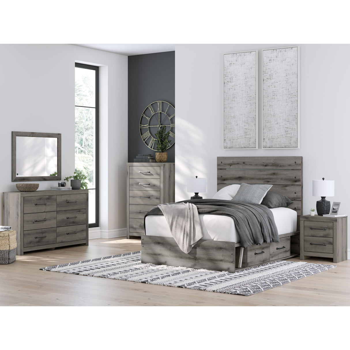  Signature Design by Ashley Graystorm PCB2405B16 Full Panel Storage Bed IMAGE 9