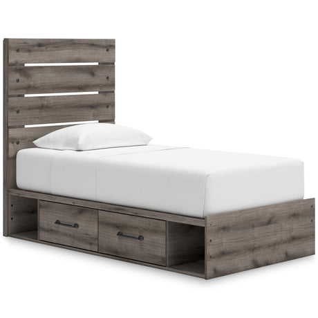  Signature Design by Ashley Graystorm PCB2405B18 Twin Panel Storage Bed IMAGE 1
