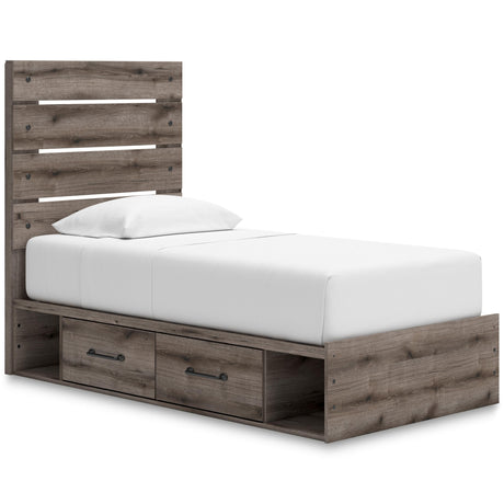  Signature Design by Ashley Graystorm PCB2405B19 Twin Panel Bed with Storage IMAGE 1