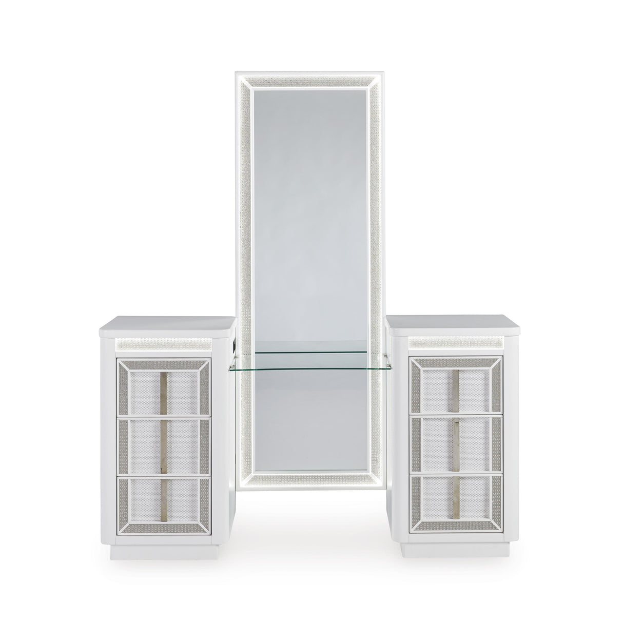  Signature Design by Ashley Chalanna B822B7 Vanity with Mirror IMAGE 3