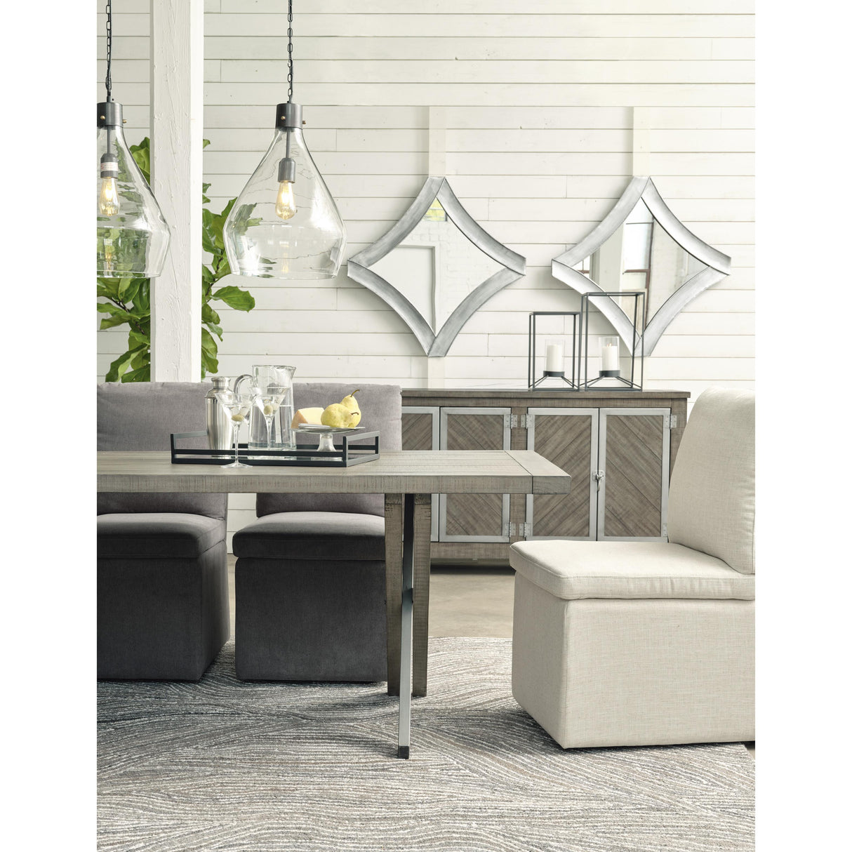  Millennium Krystanza D766-25 Rectangular Dining Room Table IMAGE 8