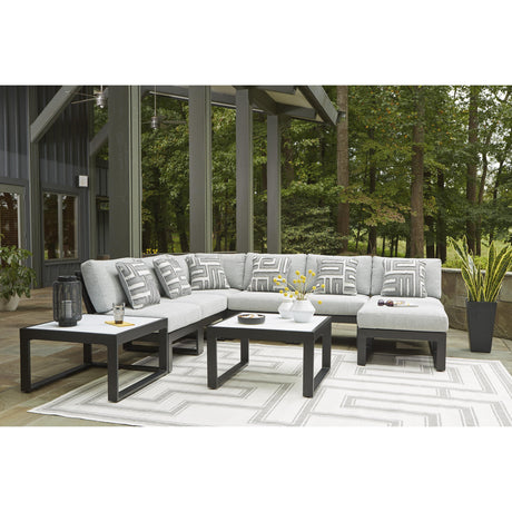  Signature Design by Ashley Beachloft P490-814 Ottoman with Cushion IMAGE 5