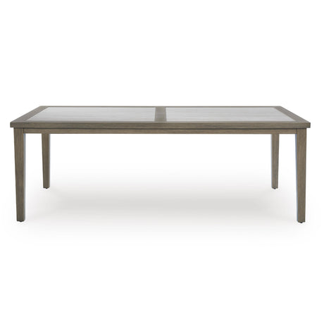  Signature Design by Ashley Rainier Ranch P701-625 Rectangular Dining Table with Umbrella Option IMAGE 2