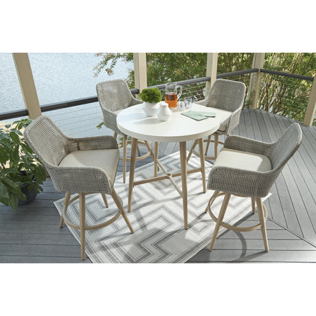  Signature Design by Ashley Seton Creek P798-130 Barstool with Cushion IMAGE 7