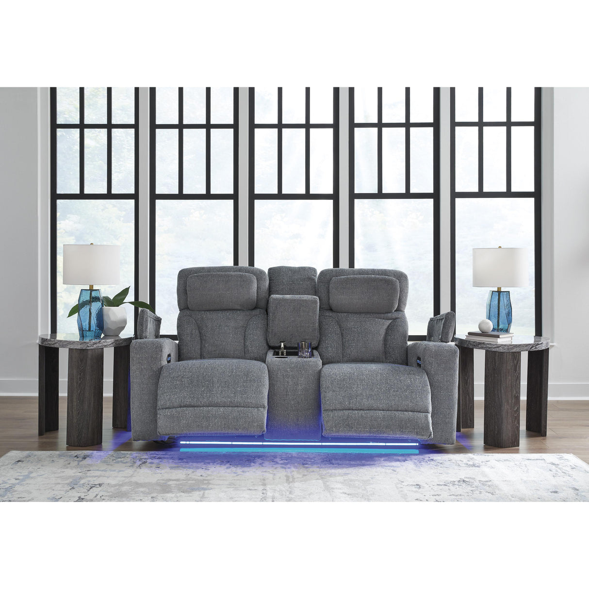  Signature Design by Ashley Studio Cave PC4980218 Power Reclining Loveseat with Console and Adjustable Headrest IMAGE 7