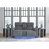  Signature Design by Ashley Studio Cave PC4980218 Power Reclining Loveseat with Console and Adjustable Headrest IMAGE 7