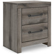  Signature Design by Ashley Graystorm PCB2405-92 Two Drawer Night Stand IMAGE 1