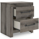  Signature Design by Ashley Graystorm PCB2405-92 Two Drawer Night Stand IMAGE 2
