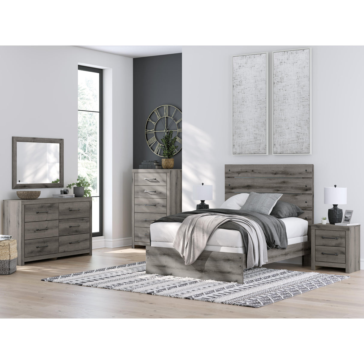  Signature Design by Ashley Graystorm PCB2405B13 Full Panel Bed IMAGE 8
