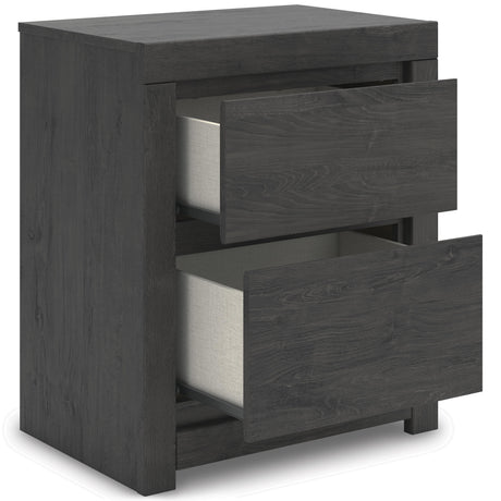  Signature Design by Ashley Fraluna PCB3370-92 Two Drawer Night Stand IMAGE 2