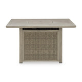  Signature Design by Ashley Cliff Trails PCP690-772 Square Fire Pit Table IMAGE 3