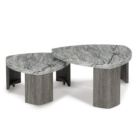 Signature Design by Ashley Surmour T600-0 Stacked Cocktail Table IMAGE 2