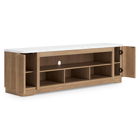  Signature Design by Ashley Camdill W808-68 XL TV Stand with Fireplace Option IMAGE 2