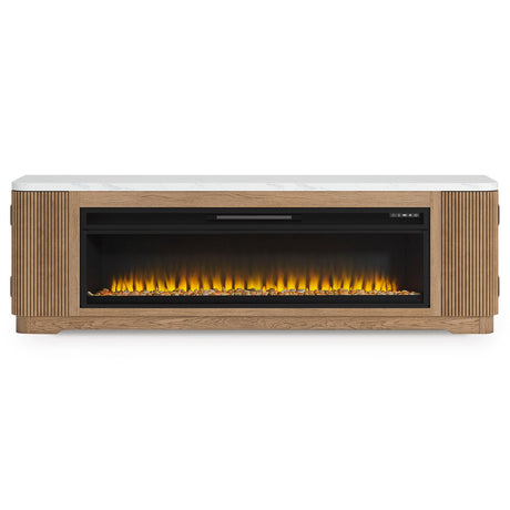  Signature Design by Ashley Camdill W808W1 80" TV Stand with Electric Fireplace IMAGE 6