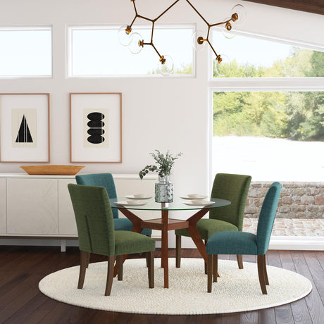  Coaster Furniture Cantley 106378 pholstered Dining Side Chair - Green IMAGE 9