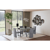  Coaster Furniture Sterling 108121 72-inch Rectangular Dining Table - Grey Faux Marble IMAGE 11