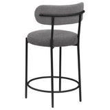  Coaster Furniture Viola 108198 Boucle Upholstered Counter Chair - Grey IMAGE 6