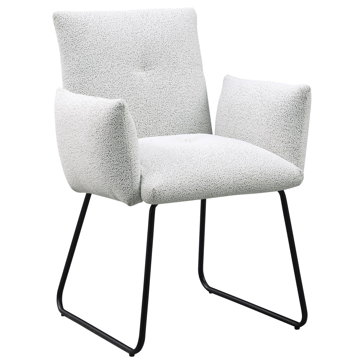  Coaster Furniture Ackland 108492 pholstered Dining Side Chair - Light Grey IMAGE 1