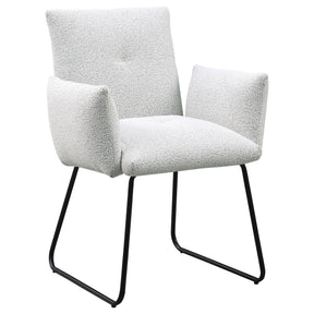  Coaster Furniture Ackland 108492 pholstered Dining Side Chair - Light Grey IMAGE 1