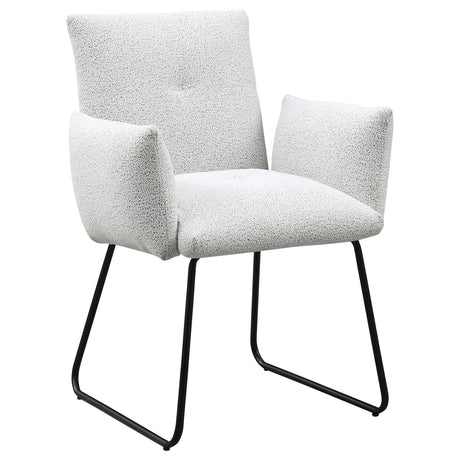  Coaster Furniture Ackland 108492 pholstered Dining Side Chair - Light Grey IMAGE 1