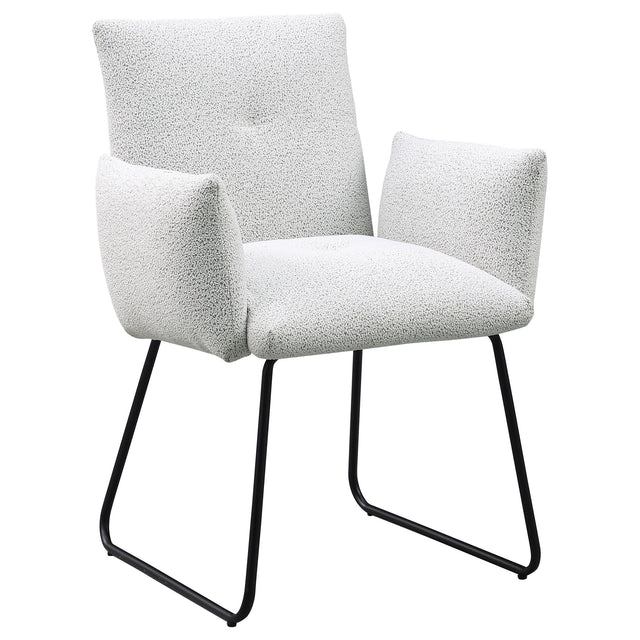  Coaster Furniture Ackland 108492 pholstered Dining Side Chair - Light Grey IMAGE 1
