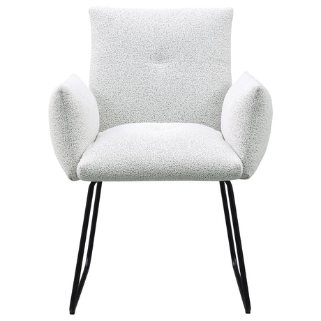  Coaster Furniture Ackland 108492 pholstered Dining Side Chair - Light Grey IMAGE 3