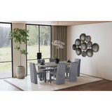  Coaster Furniture Tordera 108512 Velvet Upholstered Dining Side Chair - Grey IMAGE 12