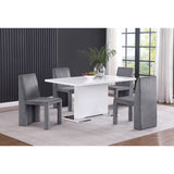  Coaster Furniture Tordera 108512 Velvet Upholstered Dining Side Chair - Grey IMAGE 9