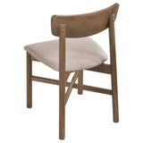 Coaster Furniture Parkridge 108562 Dining Side Chair - Natural Walnut IMAGE 6