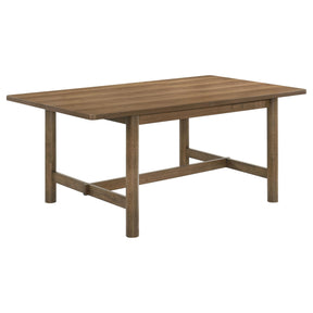  Coaster Furniture Crestmore 108571 71-inch Rectangular Wood Dining Table - Walnut IMAGE 1