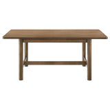  Coaster Furniture Crestmore 108571 71-inch Rectangular Wood Dining Table - Walnut IMAGE 3