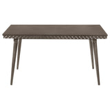  Coaster Furniture Onslow 108621 59-inch Rectangular Wood Dining Table - Dark Brown IMAGE 3