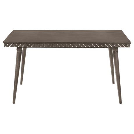  Coaster Furniture Onslow 108621 59-inch Rectangular Wood Dining Table - Dark Brown IMAGE 3
