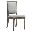  Coaster Furniture Onslow 108622 Upholstered Dining Side Chair - Dark Brown IMAGE 1