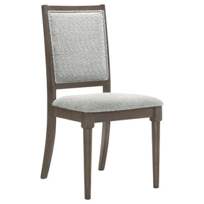  Coaster Furniture Onslow 108622 Upholstered Dining Side Chair - Dark Brown IMAGE 1