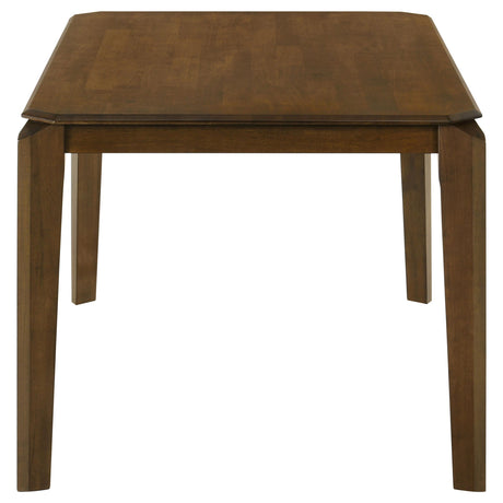  Coaster Furniture Almonte 108921 59-inch Rectangular Wood Dining Table - Dark Brown IMAGE 3