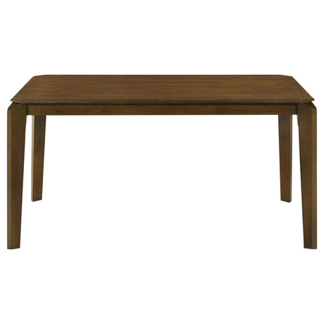  Coaster Furniture Almonte 108921 59-inch Rectangular Wood Dining Table - Dark Brown IMAGE 4